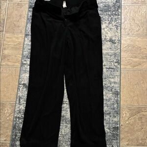 HALARA Black Ribbed Pants